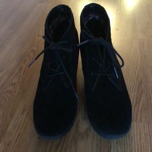 White Mountain Wedge Booties